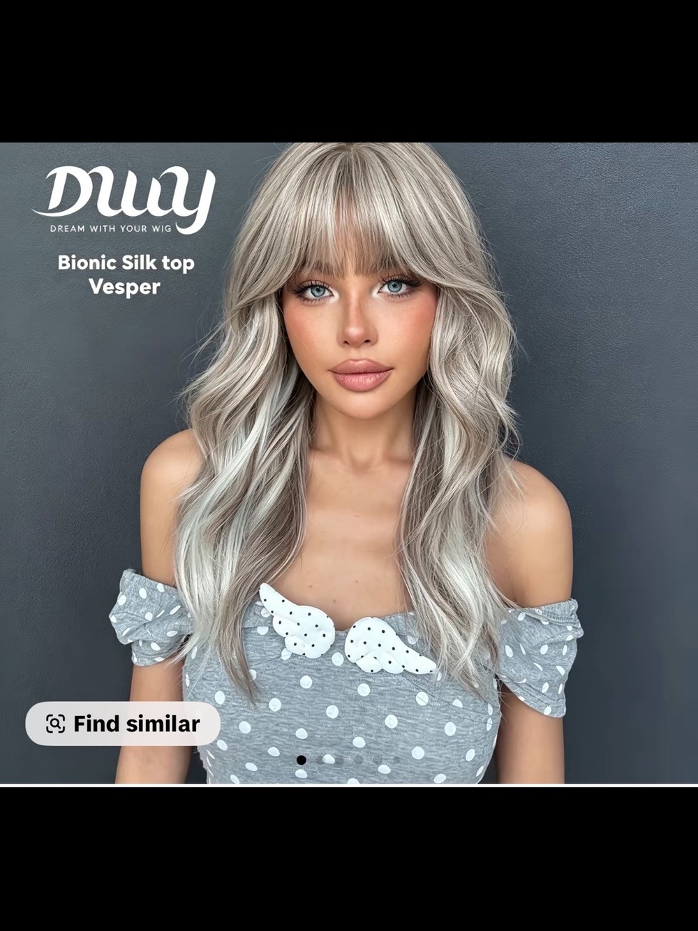 Vesper Bionic Silk Top Wig — Ash Blonde with Subtle Silver Highlights